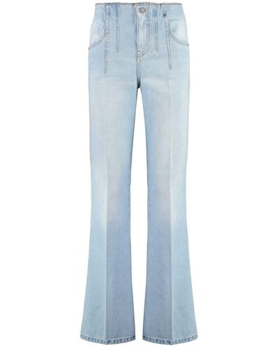 Victoria Beckham High-Rise Flared Jeans - Blue