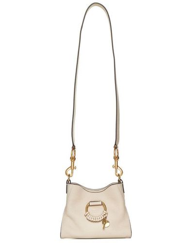 See By Chloé Joan Leather Crossbody Bag - Natural