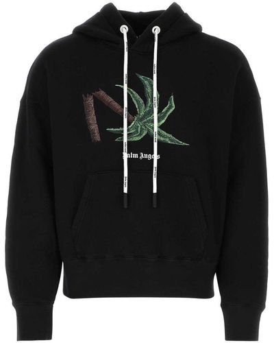 Palm Angels Broken Tree Black Hoodie