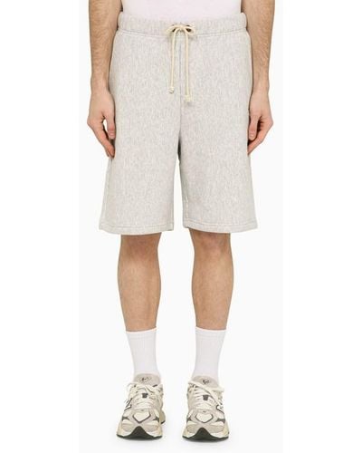 Champion Light Cotton-Blend Bermuda Shorts - Natural