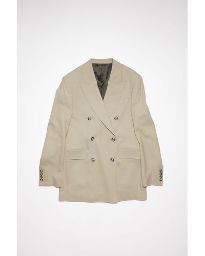 Acne Studios Fn-wn-suit000501 Clothing - Natural