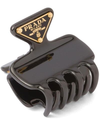 Prada leather hair discount clip