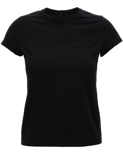 Rick Owens Cropped Level T-shirt - Black