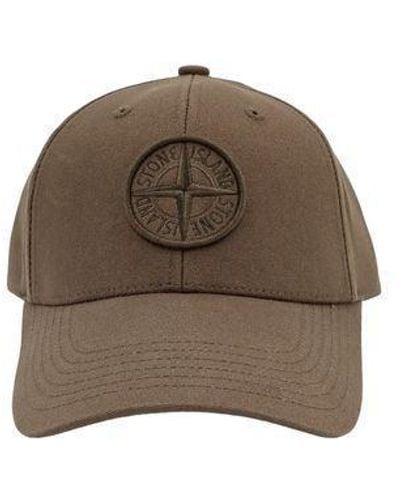Stone Island Caps & Hats - Brown