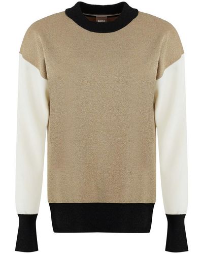 BOSS Lurex Knit Jumper - Multicolour