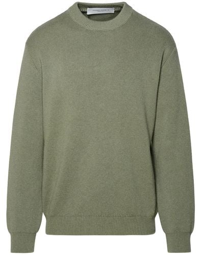 Golden Goose Green Cotton Blend Sweater