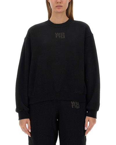 T By Alexander Wang Essential Sweatshirt - Black