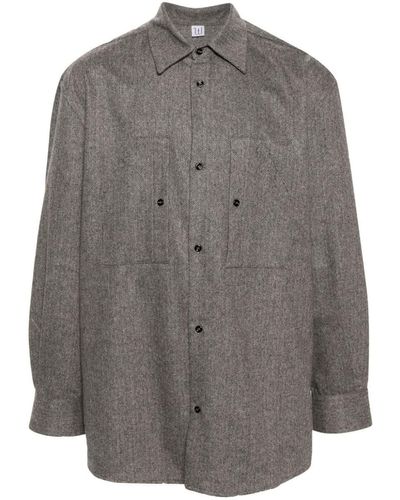 Winnie New York Classic Shirt Clothing - Gray