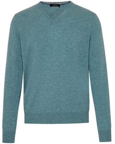 Gran Sasso Aquamarine Cashmere Sweater - Blue