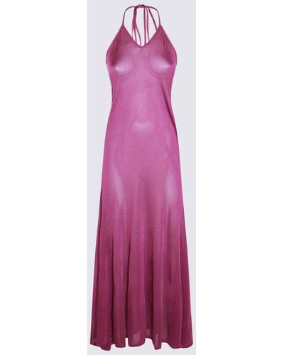 Tom Ford Fuxia Maxi Dress - Purple