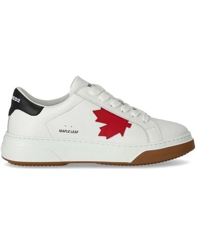 DSquared² Bumper Maple Leaf Sneaker - White