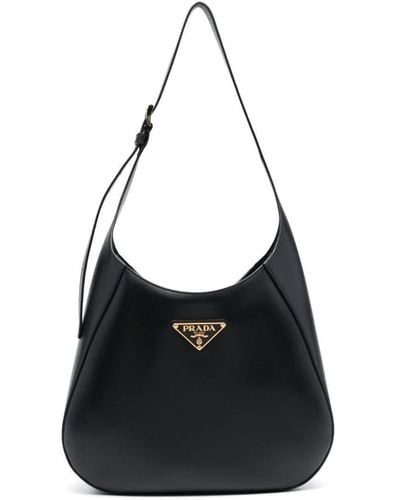 Prada Leather Triangle Shoulder Bag - Farfetch