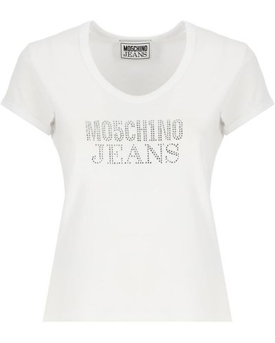 Moschino Jeans T-Shirts And Polos - White