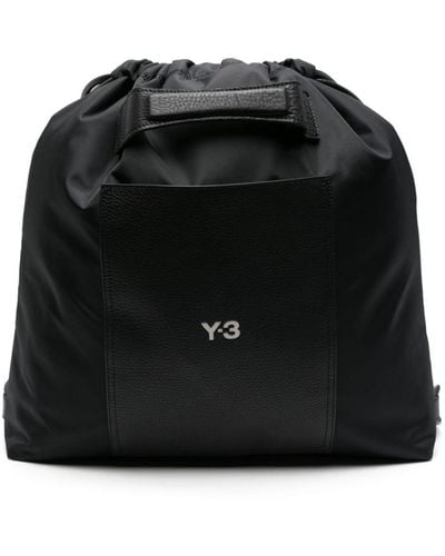 Y-3 Logo Gym Bag - Black
