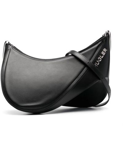 Mugler Shoulder Bag: Bag - Grey