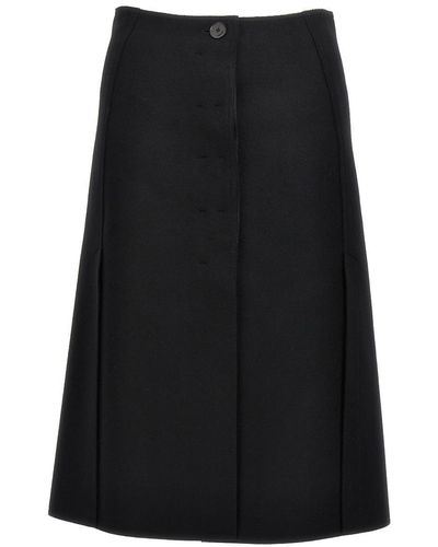 Lanvin Wool Skirt Skirts - Black