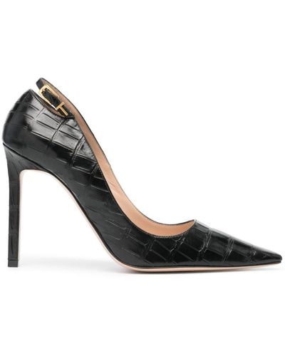 Tom Ford Angelina 105mm Leather Pumps - Black
