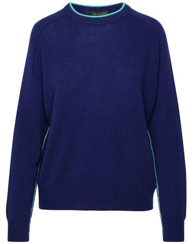 360cashmere 'claude' Blue Cashmere Sweater