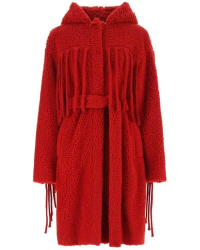 Stella McCartney Teddy Coat - Red