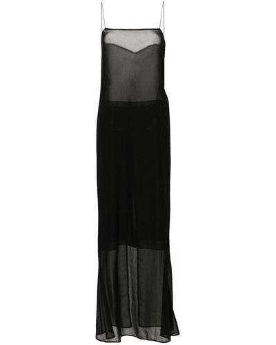 Jacquemus Transparent Dress Breeze - Black