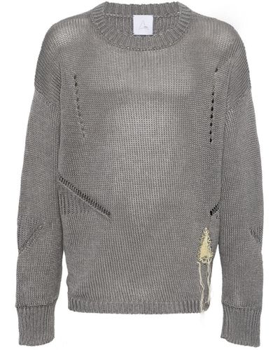 Roa Hemp Crewneck Sweater - Gray