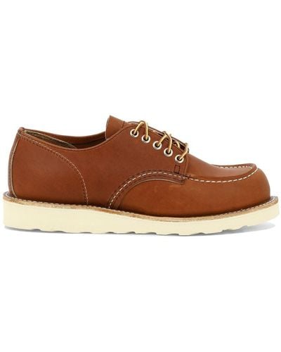 Red Wing Wing Shoes "Oxford" Lace-Up Shoes - Brown