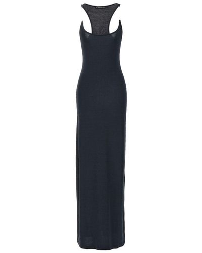 Y. Project 'Invisible Strap' Dress - Blue