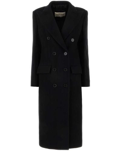 Alexandre Vauthier Wool Blend Coat - Black
