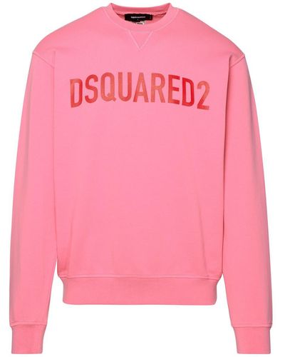 DSquared² Cotton Sweatshirt - Pink