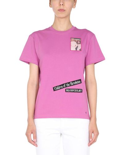 Raf Simons Crew Neck T-Shirt - Pink