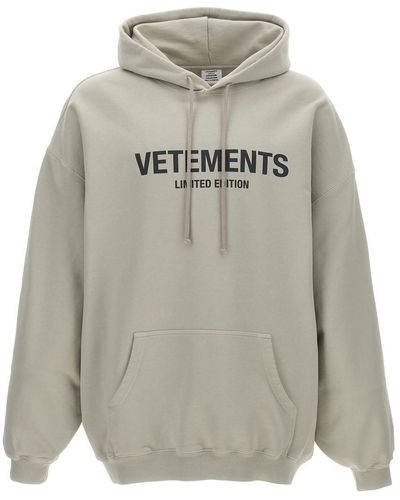 Vetements 'Limited Edition Logo' Hoodie - Gray