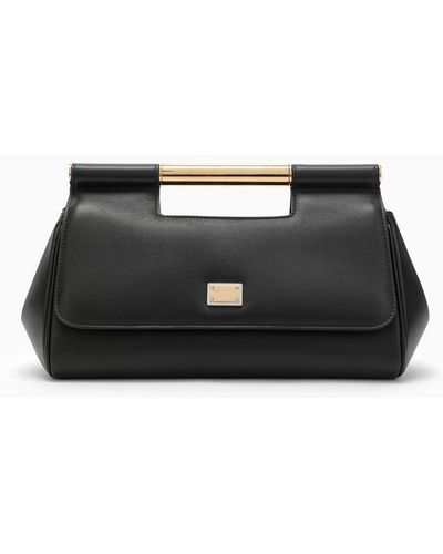 Dolce & Gabbana Dolce&Gabbana Medium Sicily Handbag - Black