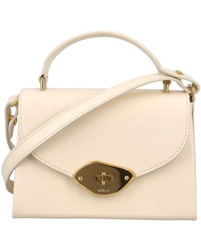 Mulberry Small Lana Top Handle - Natural