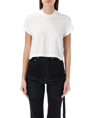 Rick Owens Cropped Small Level T - White