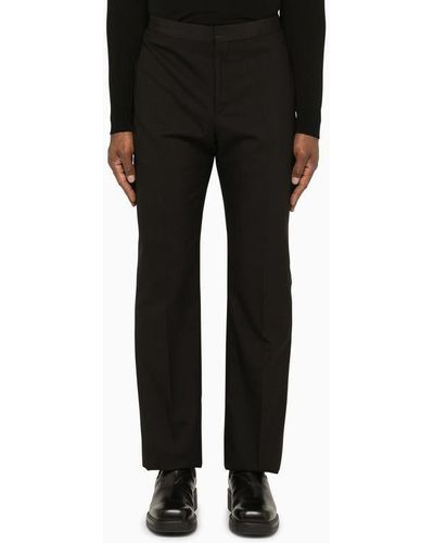 NWT OFF-WHITE C/O VIRGIL ABLOH Black Tuxedo Zipped Clean Pants Size 48 $730