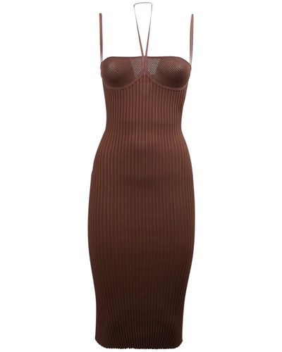 ANDREADAMO Dresses - Brown