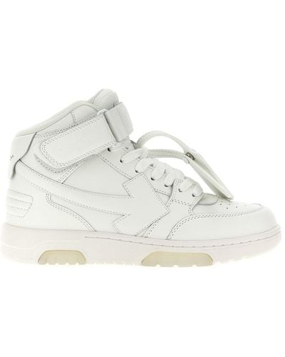 Off-White c/o Virgil Abloh Out Of Office Mid-top Sneakers - White