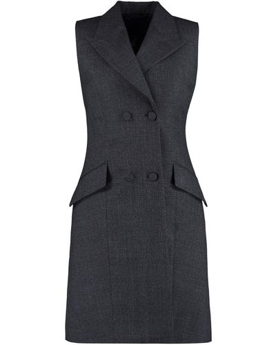 Givenchy Double Breasted Blazer Dress - Black