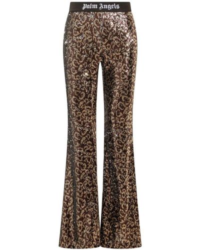 Palm Angels Trousers - Brown