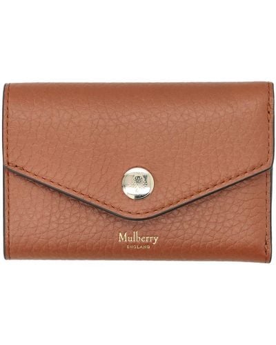 Mulberry Folded Multi-Card Wallet - Brown