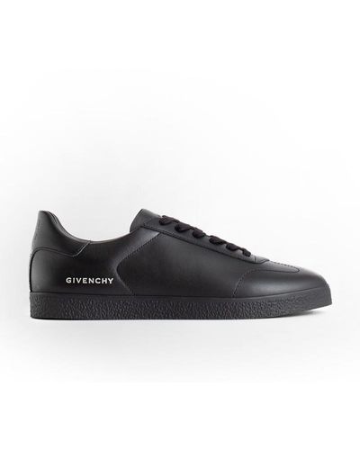 Givenchy Town Leather Low-top Sneakers - Black