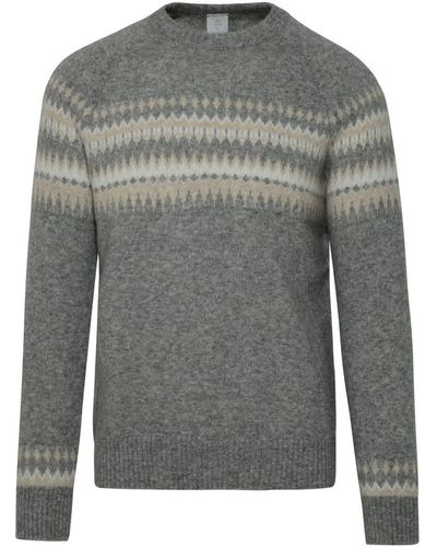 Eleventy Grey Cashmere Sweater