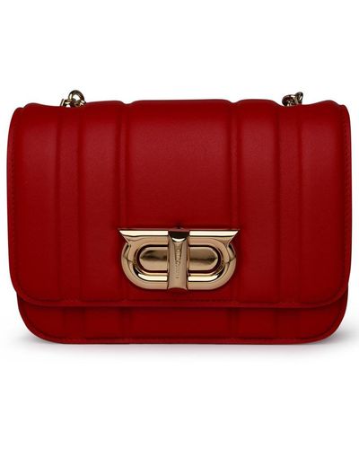 Ferragamo Red Leather Bag