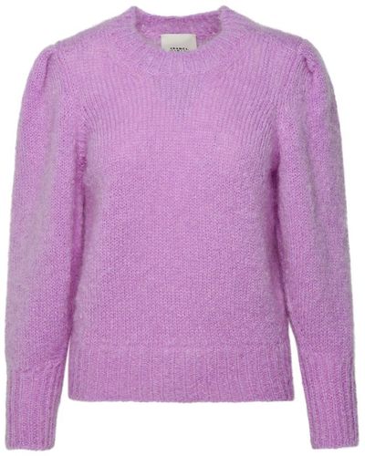 Isabel Marant 'emma' Lilac Mohair Blend Sweater - Purple
