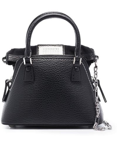 Maison Margiela 5ac Classique Micro Leather Handbag - Black