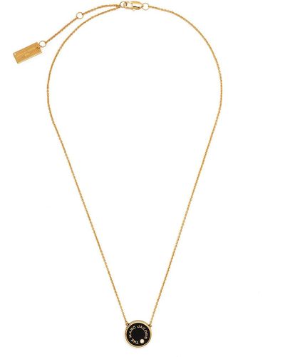 Marc Jacobs The Medallion Pendant Necklace - Metallic