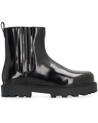 Givenchy Show Leather Chelsea Boots - Black