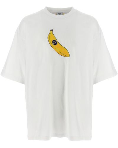 Vetements Banana T-shirt - White