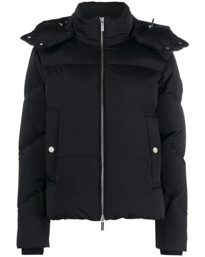 Woolrich Hooded Puffer Jacket - Black