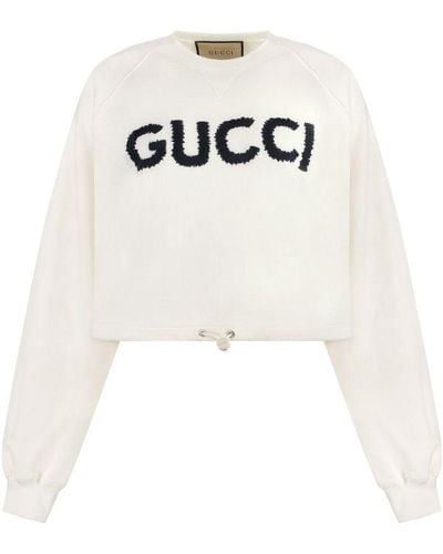 Gucci Jersey Sweatshirt - Natural
